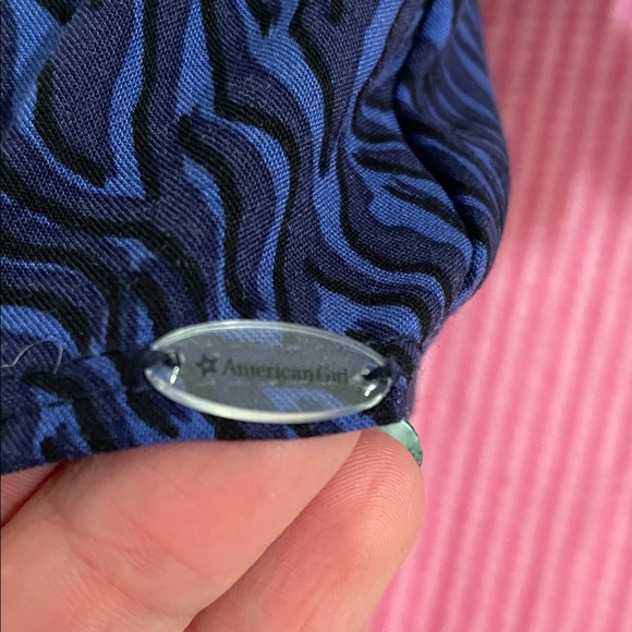 American Girl Doll Truly Me #92 with Blue and Pink Hair and Plaid Dress - Picture 4 of 4